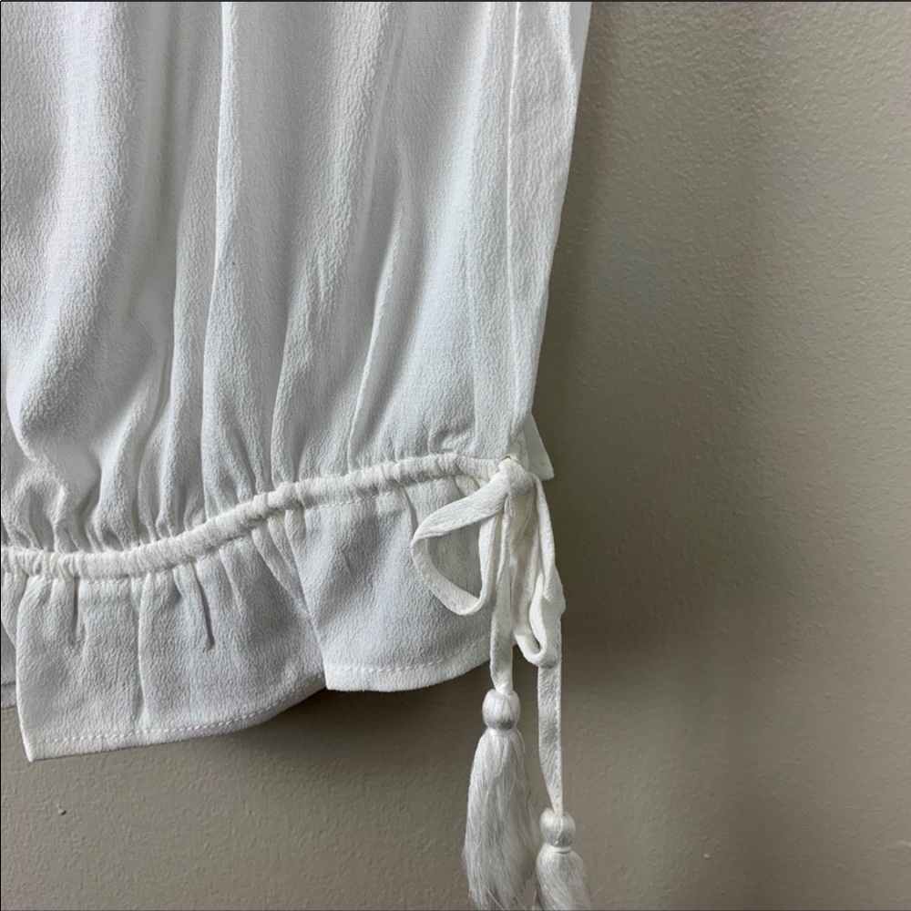🔥HONEY BELLE🔥OFF THE SHOULDER BLOUSE BOHO TOP MEDIUM NWT - Picture 6 of 6